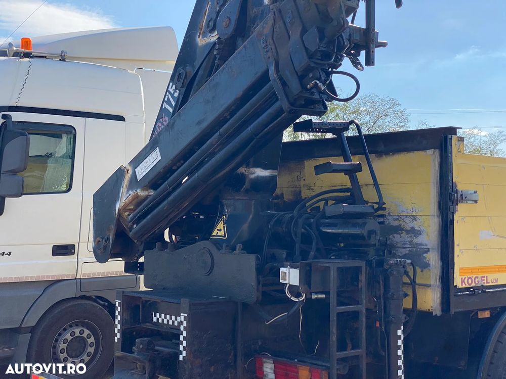 Macara hidraulică Hiab 175 - 6,5 TONE - 14 M : montabila pe camion - 6