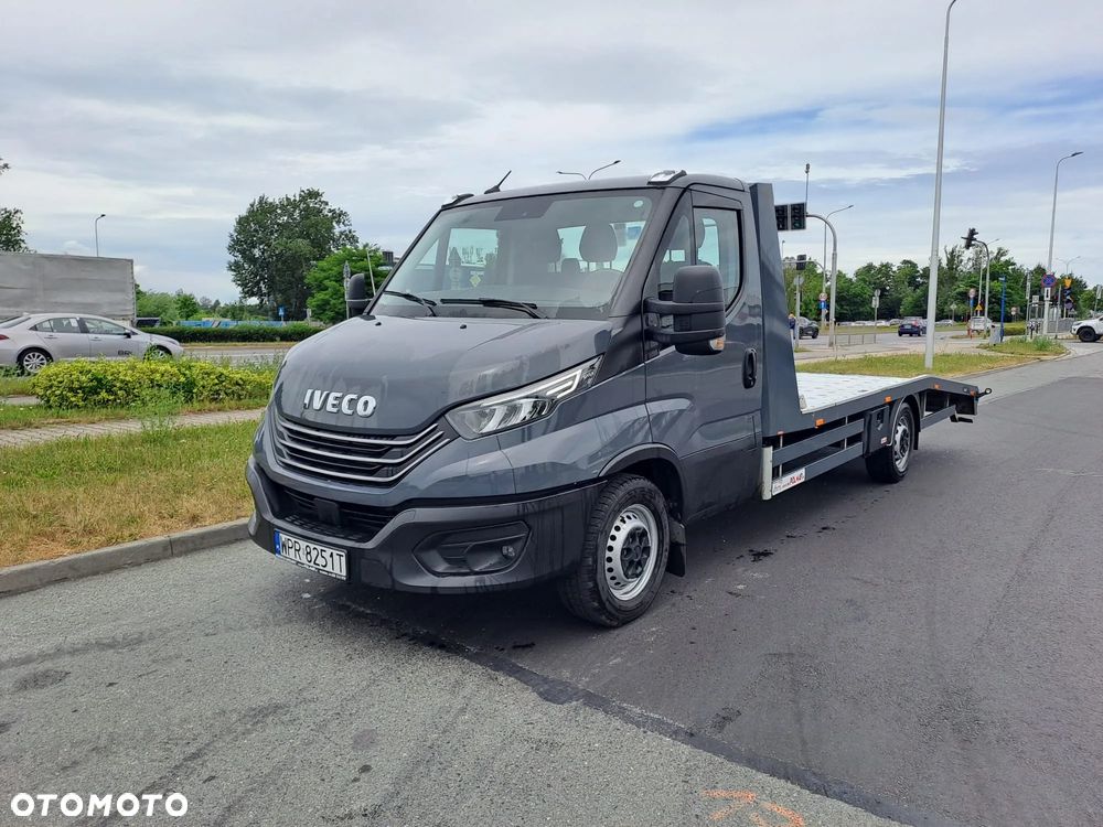 Iveco 35S18 Pomoc Drogowa Najazd Laweta Krajowy Ledy Nawigacja Poduszki Pomocnicze ! - 1