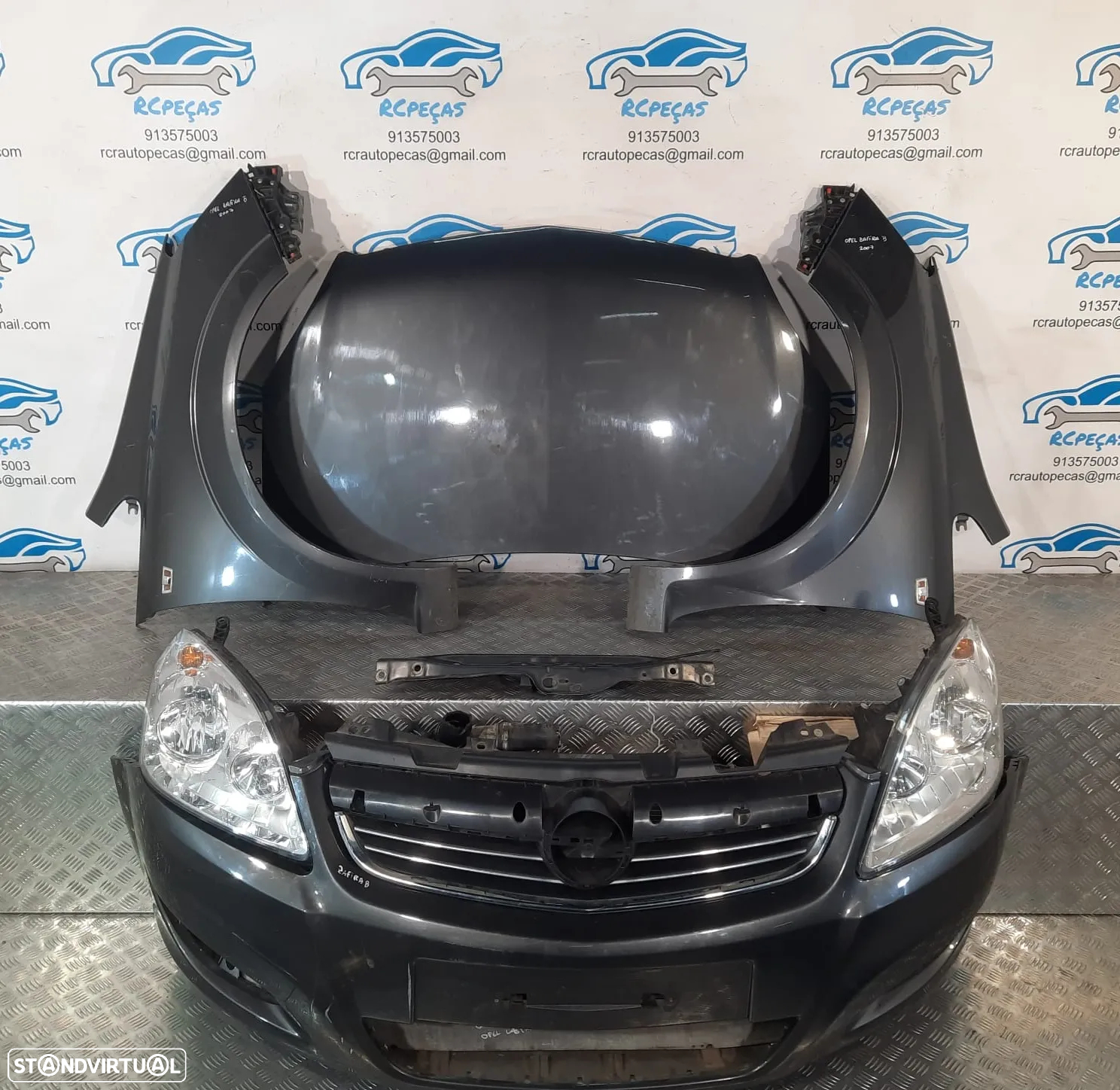 FRENTE COMPLETA OPEL ZAFIRA B A05 CAPOT PARACHOQUES GUARDA-LAMAS OTICAS RADIADOR - 3