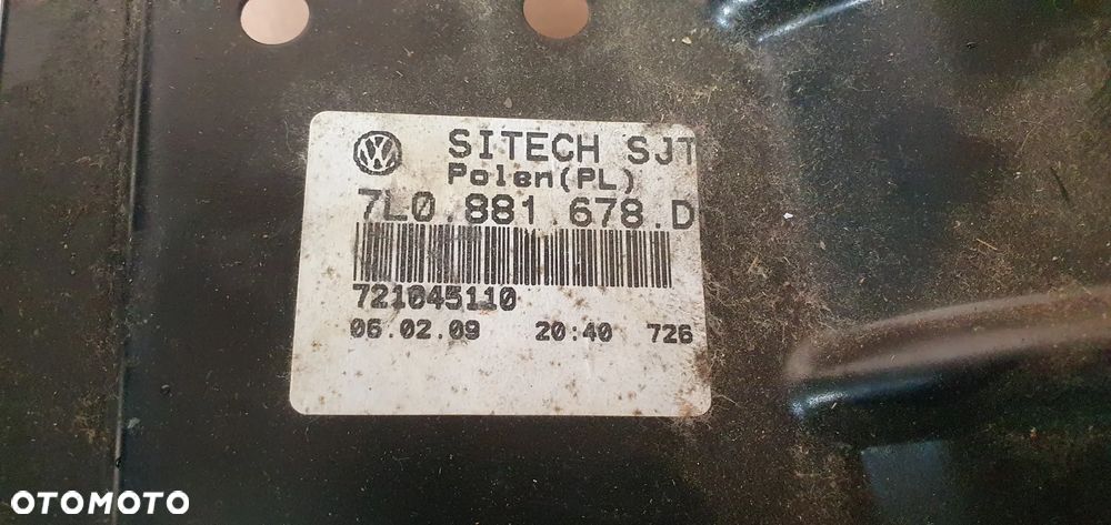 Podstawa mocowanie fotela siedzenia pasażera prawy przód VW Touareg 7L0881678D - 6