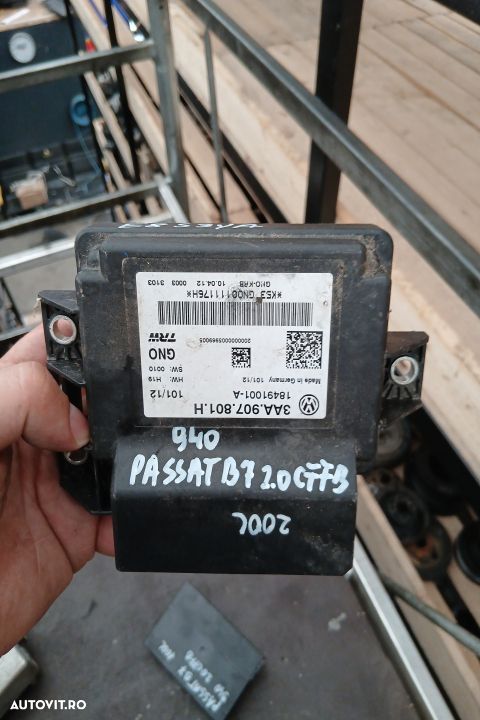 CALCULATOR FRANA DE MANA 3AA907801H 3AA907801H Volkswagen VW Passat B - 1