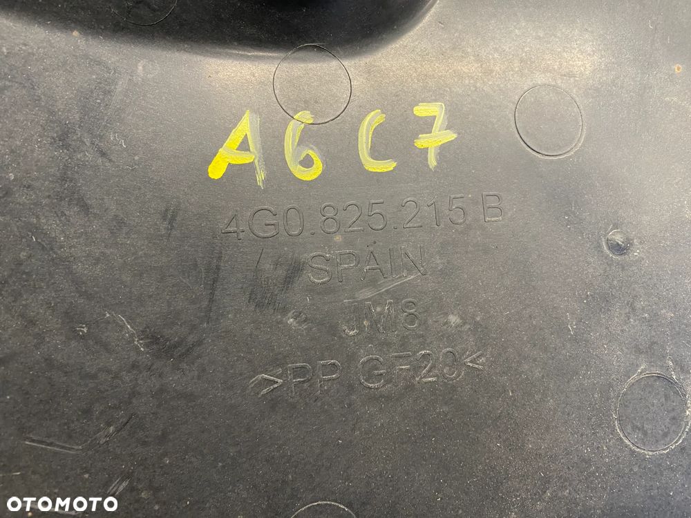 OSŁONY PŁYTA OSŁONA PODWOZIA LEWA LEWE AUDI A6 C7 2011- ; 4G0825215B 4G0825215E  ORYGINAŁ - 5