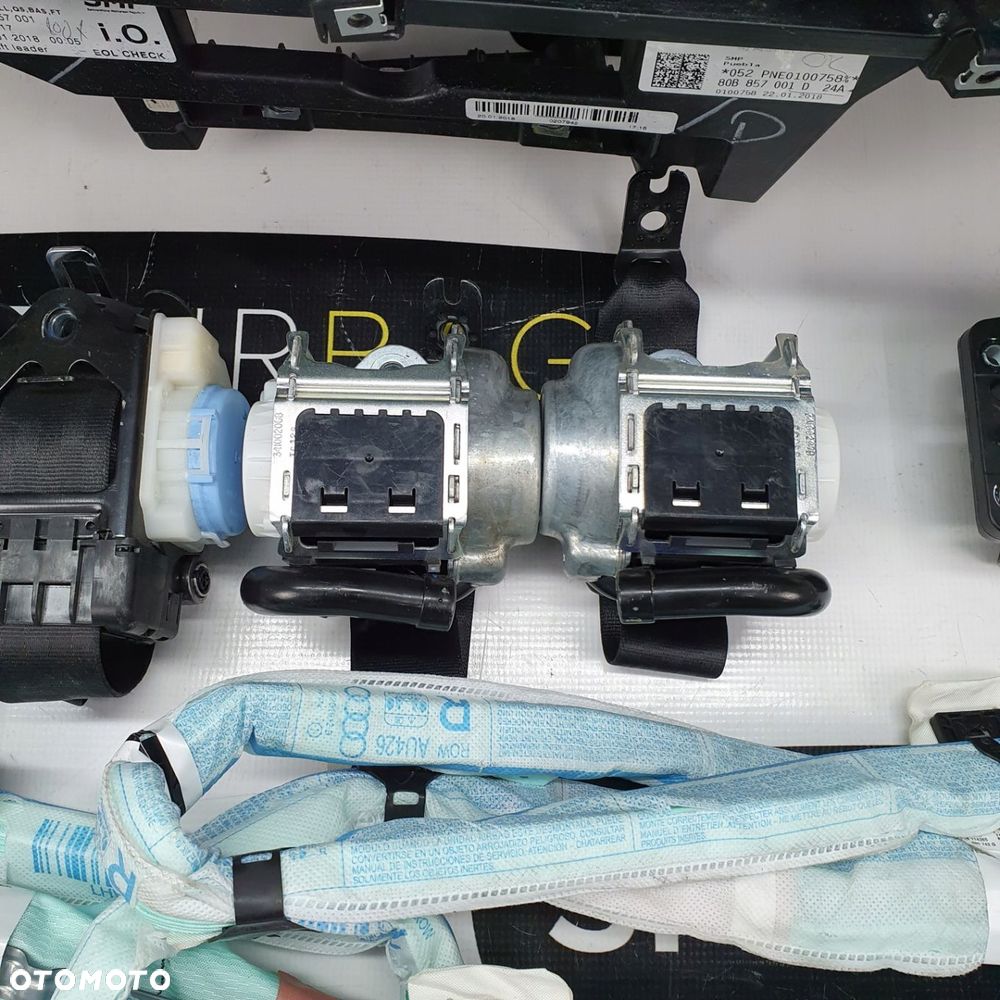 AUDI Q5 80A DESKA ROZDZIELCZA KONSOLA KOKPIT PULPIT PODUSZKI AIRBAG AIR BAG PASY KURTYNY KIT SET - 9