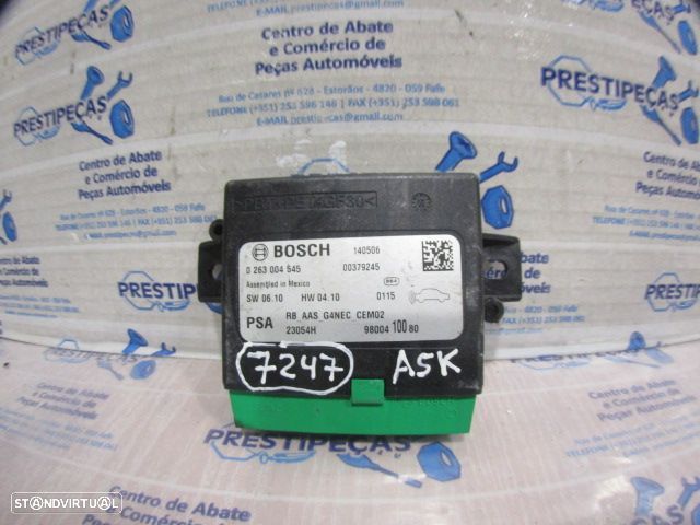 Modulo 9800410080 0263004545 CITROEN C4 2014 1.6HDI 114CV 5P CINZA Módulo Sensores De Estacionamento - 1
