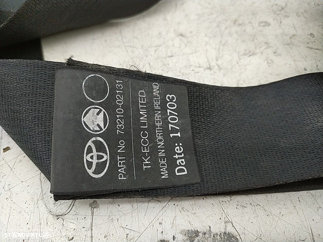 Cinto Fte Dto Pre Tensor Toyota Corolla (_E12_) - 2