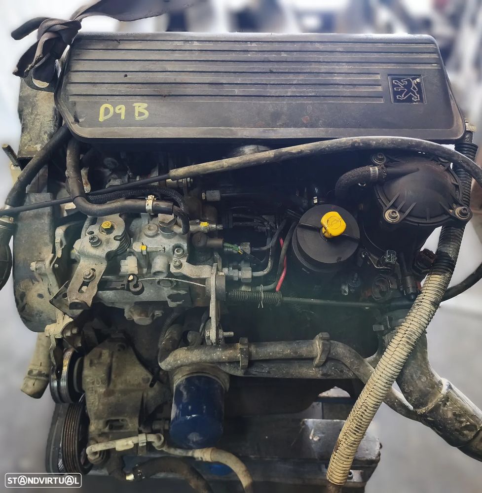 MOTOR PEUGEOT 405 306 J5 EXPERT / FIAT SCUDO / CITROEN ZX C25 JUMPER JUMPY 1.9D D9B - 1