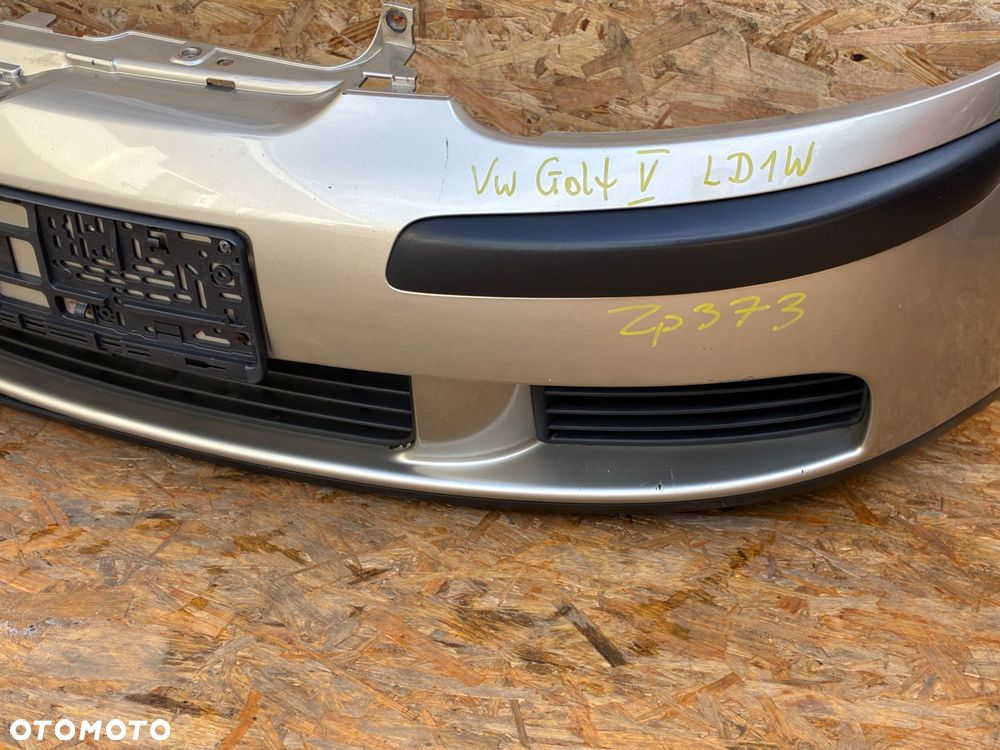 Vw Golf v 5 kod lak. LD1W ZDERZAK PRZÓD  PRZEDNI 1K0807217 - 4