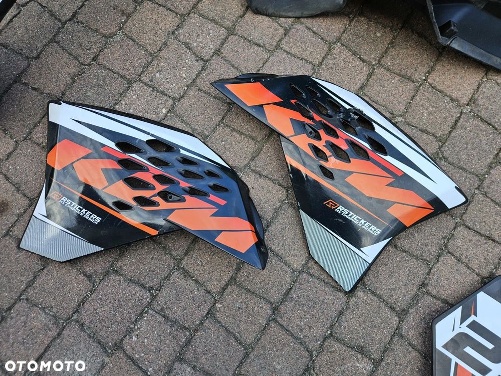 KTM EXC SX SXF 2007-2011 KOMPLET PLASTIKÓW OWIEWKI SIEDZENIE BUDA BAK AIRBOX NADWOZIE RESTYLE LIFT - 6