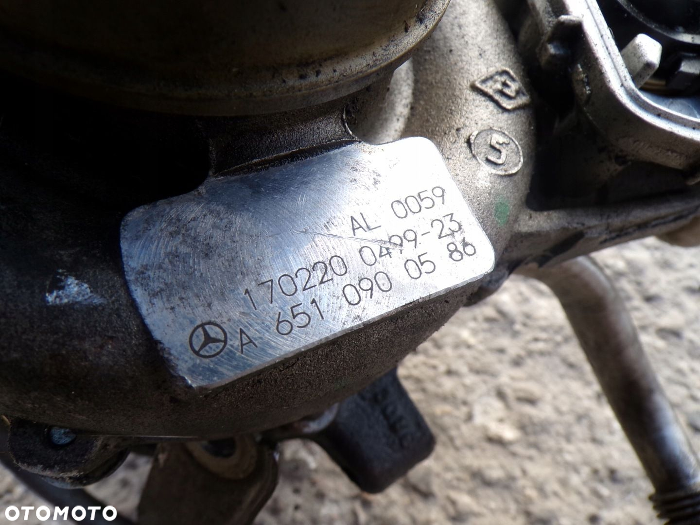 TURBOSPRĘŻARKA MERCEDES CLA GLA 2.2 CDI A 6510900586 - 4