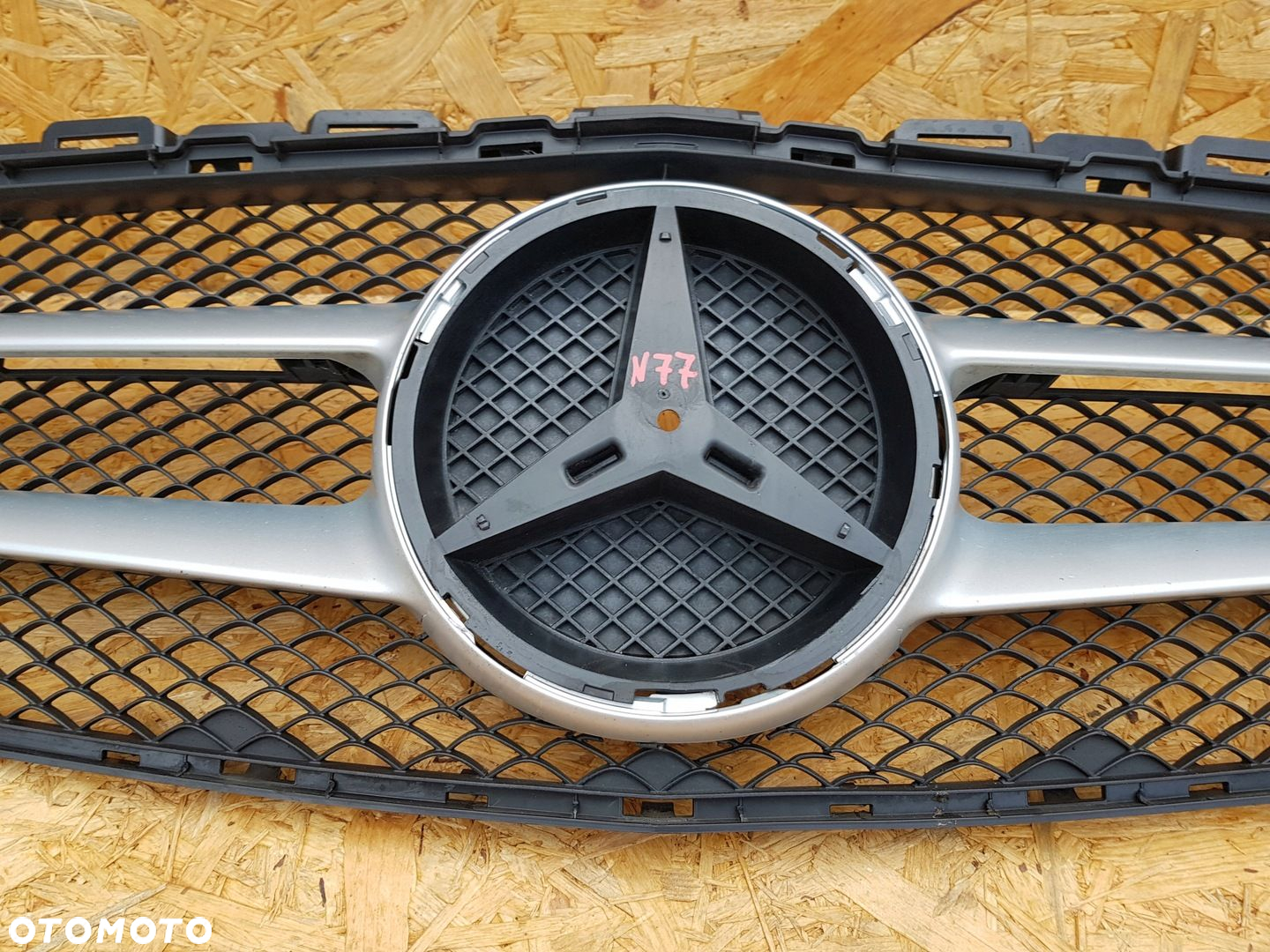 MERCEDES C KLASA W205 14- KRATKA ATRAPA GRILL ZDERZAKA PRZÓD A2058800783 - 4