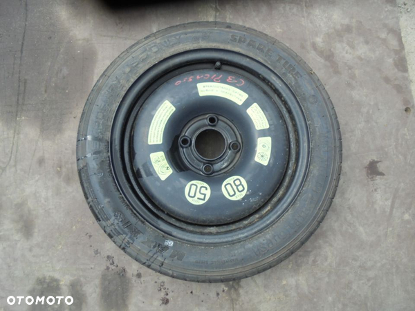 KOŁO ZAPASOWE ZAPAS CITROEN C3 PICASSO 125/80/15
