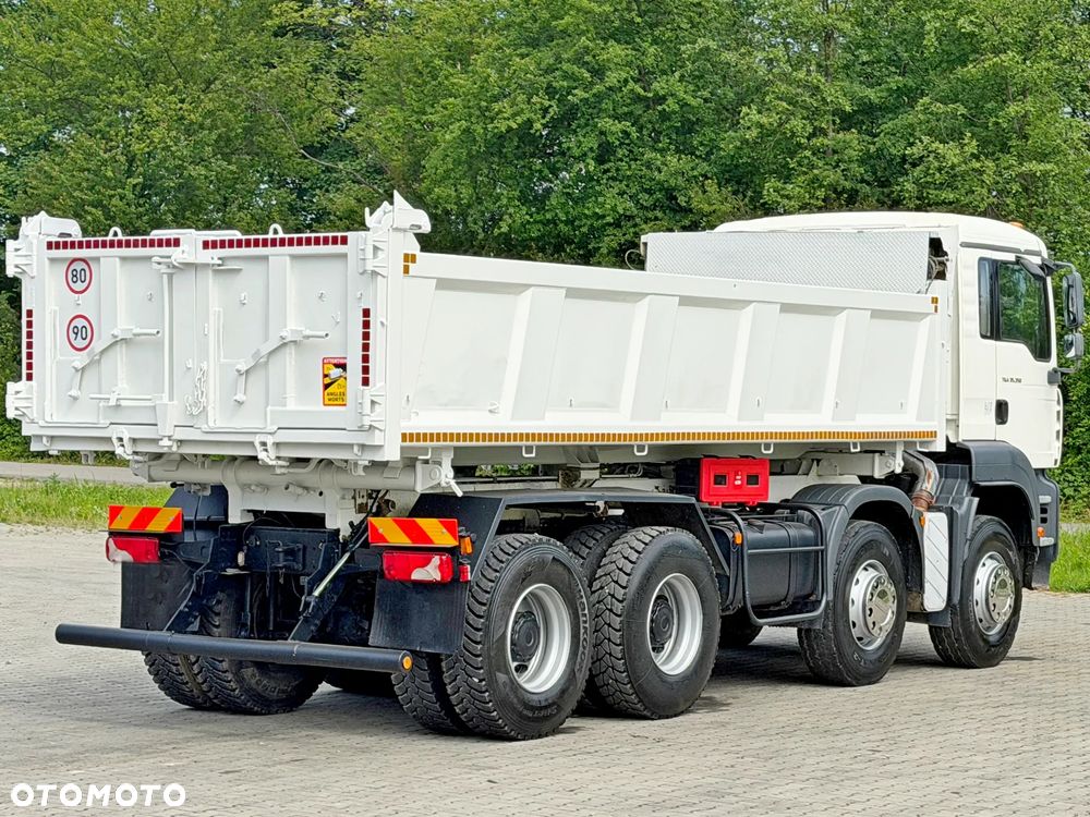 MAN TGA 35.350 * WYWROTKA 6,20 m + BORDMATIC * STAN BDB * 8x4 - 8