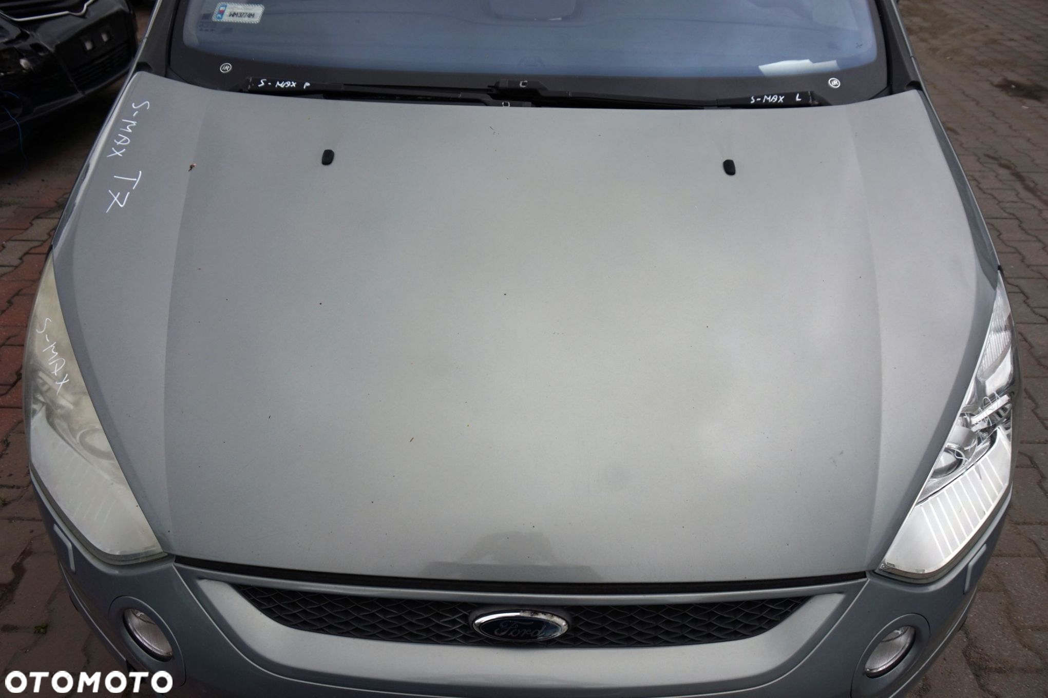 MASKA ZDERZAK BŁOTNIKI LAMPY S-MAX I MK1 T7 XENON EU FORD 2006-2010 SZARY THUNDER PRZÓD KOMPLETNY - 2