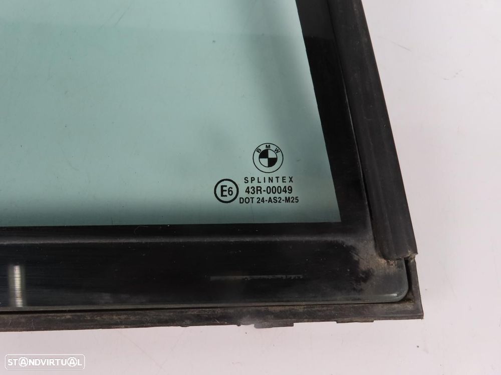 Vidro fixo porta Carrinha Direito/Trás Usado / Original BMW 5 Touring (E39) 5134... - 2