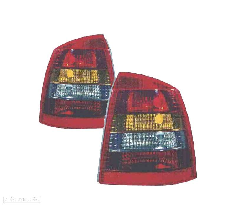 FAROLINS OPEL ASTRA G 4P 98-04 FUMADOS - 1