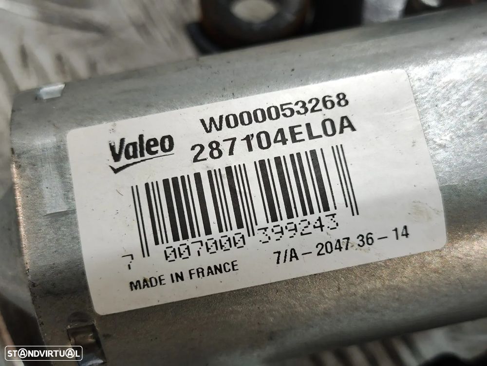 Motor de limpa vidro mala Nissan Qashqai 2 J11 - 287104EL0A | W000053268 - 6