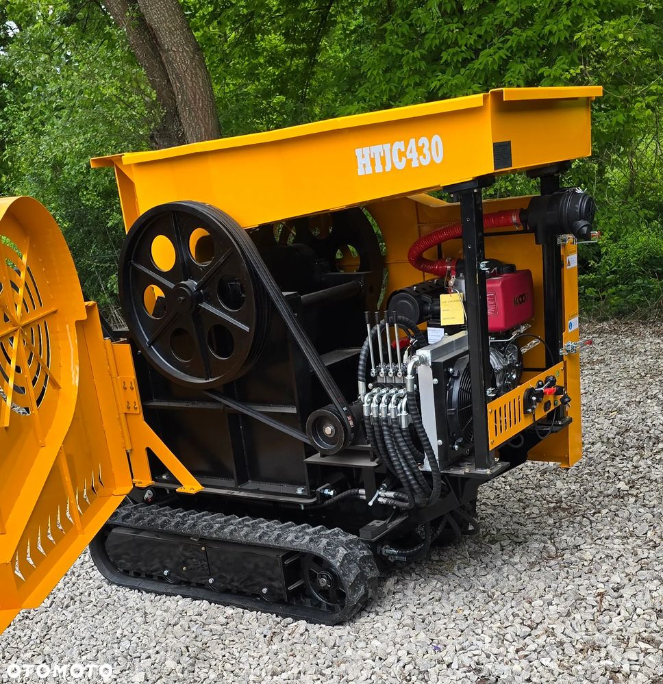 Inny HTJC430 Minikruszarka nowa kruszarka szczękowa samojezdna do gruzu betonu kamienia - 7