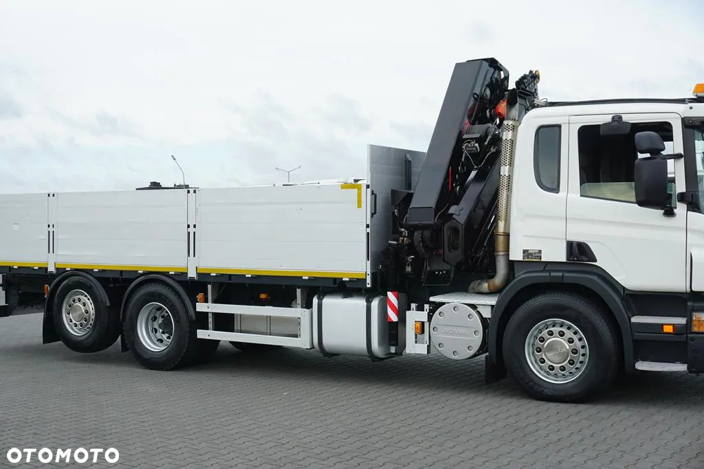 Scania P 320 / 6 X 2 / SKRZYNIOWY + HDS / HIAB 211 EP - 5 / OŚ SKRĘTNA   / WYS. 14 M - 34
