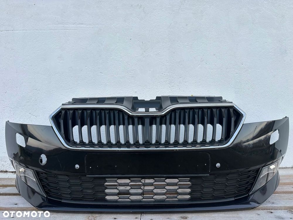 zderzak przód przedni skoda fabia iii 3 6v0 lift 2018- 6v0807221f kompletny - 1