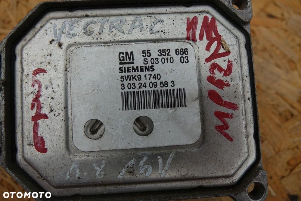 STEROWNIK SILNIKA ECU KOMPUTER OPEL VECTRA C 1.8 16V  55352666 - 3