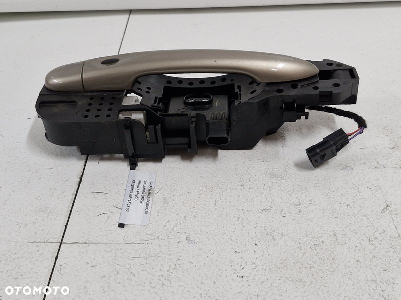 RENAULT SCENIC 3 III KLAMKA ZEWNĘTRZNA DRZWI PRAWY PRZÓD PRAWA PRZEDNIA KEYLESS - 4