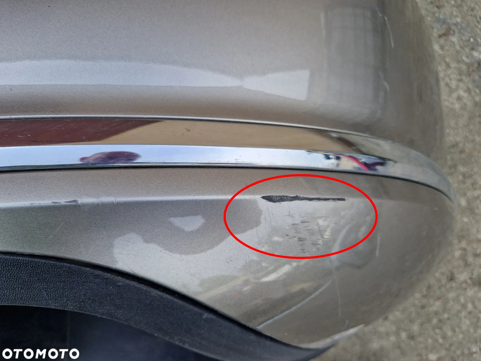 VW Passat B7 10- zderzak tylny chrom kombi 3AF HighLine - 4