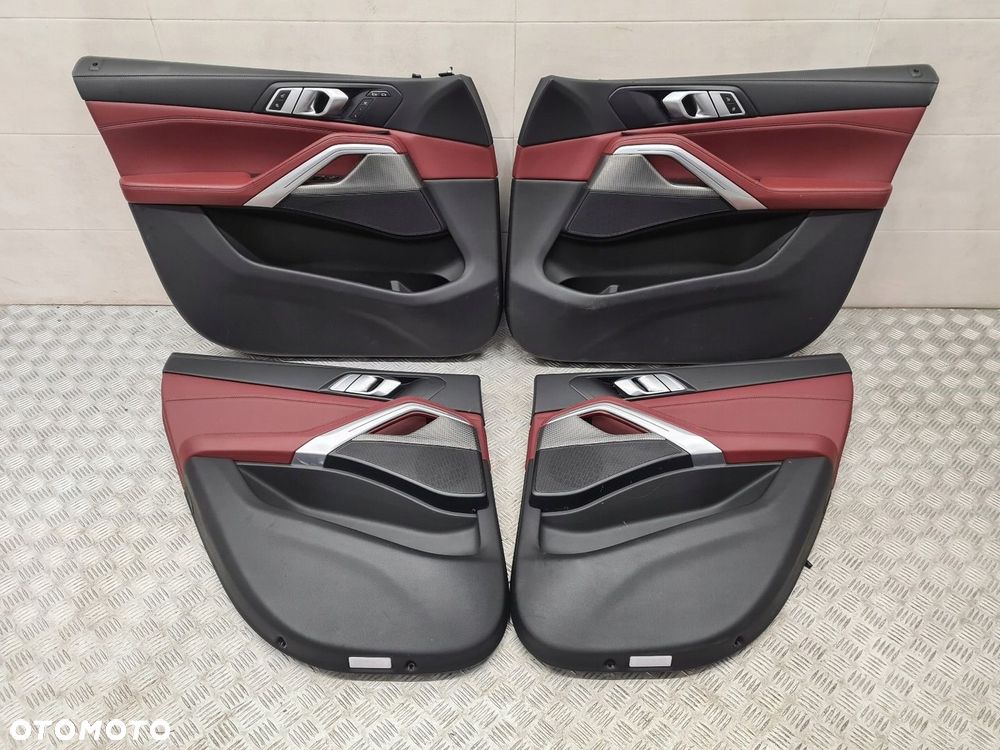 BMW X6 G06 ŚRODEK FOTELE KANAPA TUNEL BOCZKI TAPICERKA SKÓRA - 11