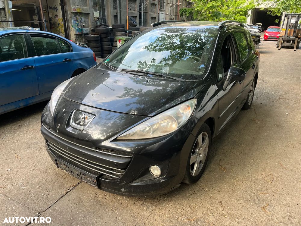 Bara fata completa Peugeot 207 facelift 2010 negru model cu proiectoare - 15