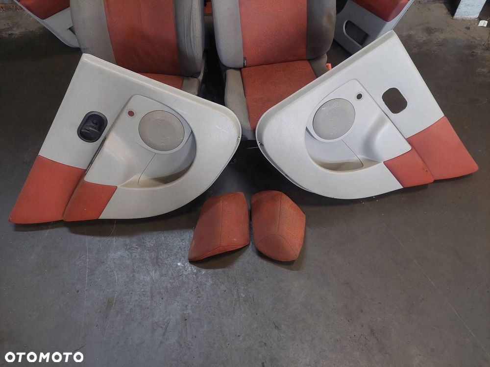 FOTELE KOMPLET LEWY PRAWY KANAPA TYŁ + BOCZKI RENAULT MODUS I - 2