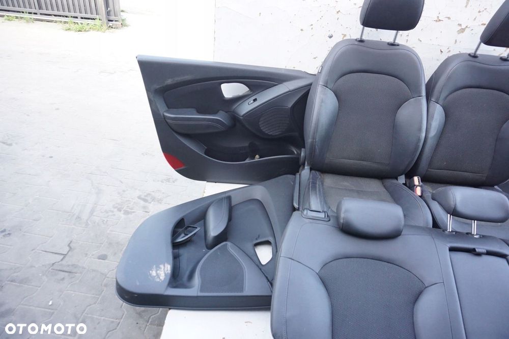 FOTELE SIEDZENIA GRZANE PRZÓD  TYŁ PÓŁ SKÓRA HYUNDAI IX35 I - 3