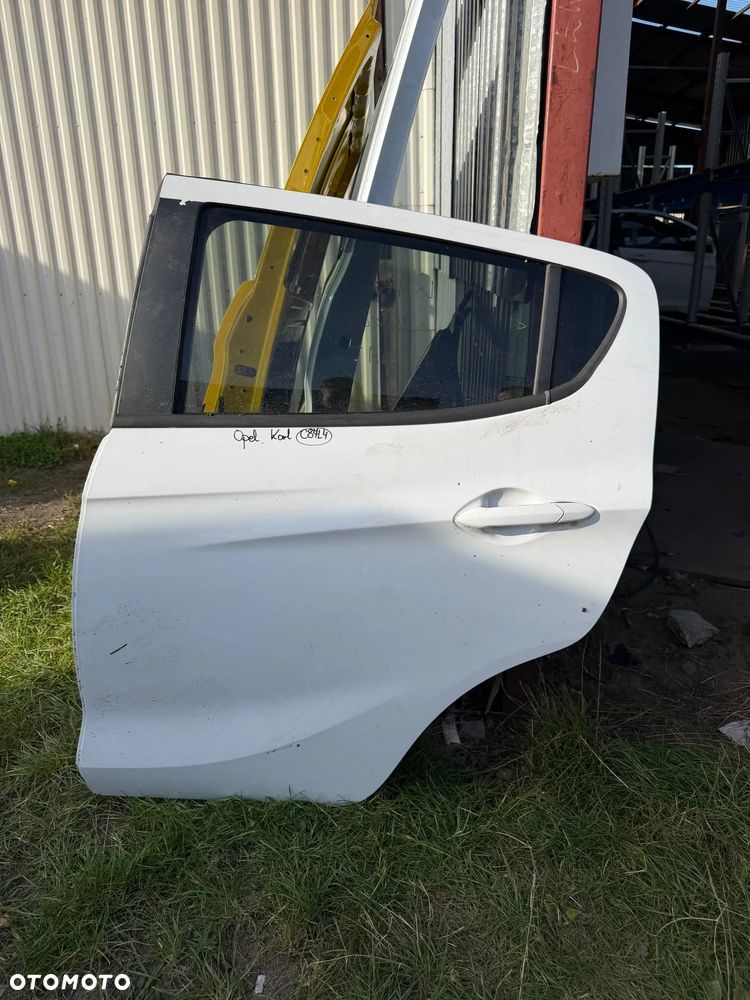 OPEL KARL DRZWI LEWE TYLNE KOMPLETNE GAZ POZNAŃ GIEŁDA