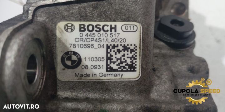 Pompa inalta presiune 2.0D N47 184Cp 7810696-04 BMW Seria 5 F11 [2009 - 2
