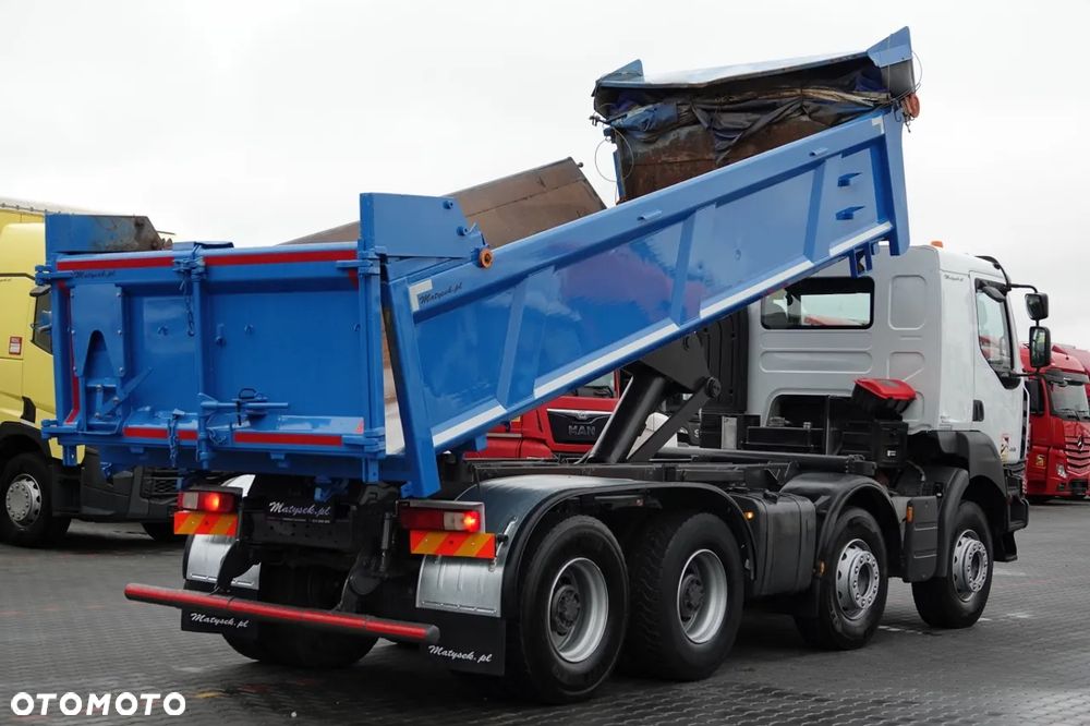 Renault KERAX 430 / 8x4 / WYWROTKA / HYDROBURTA / HYDROKLAPA / BORDMATIC / EURO 5 EEV - 3