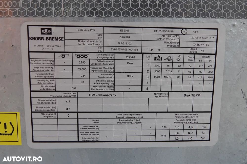 Zaslaw TIPPER 26 m3 / NOU / OȚEL / CUBA DE ȘOLARE HP / AXIE DE RIFAT / SAF / 2025 - 19