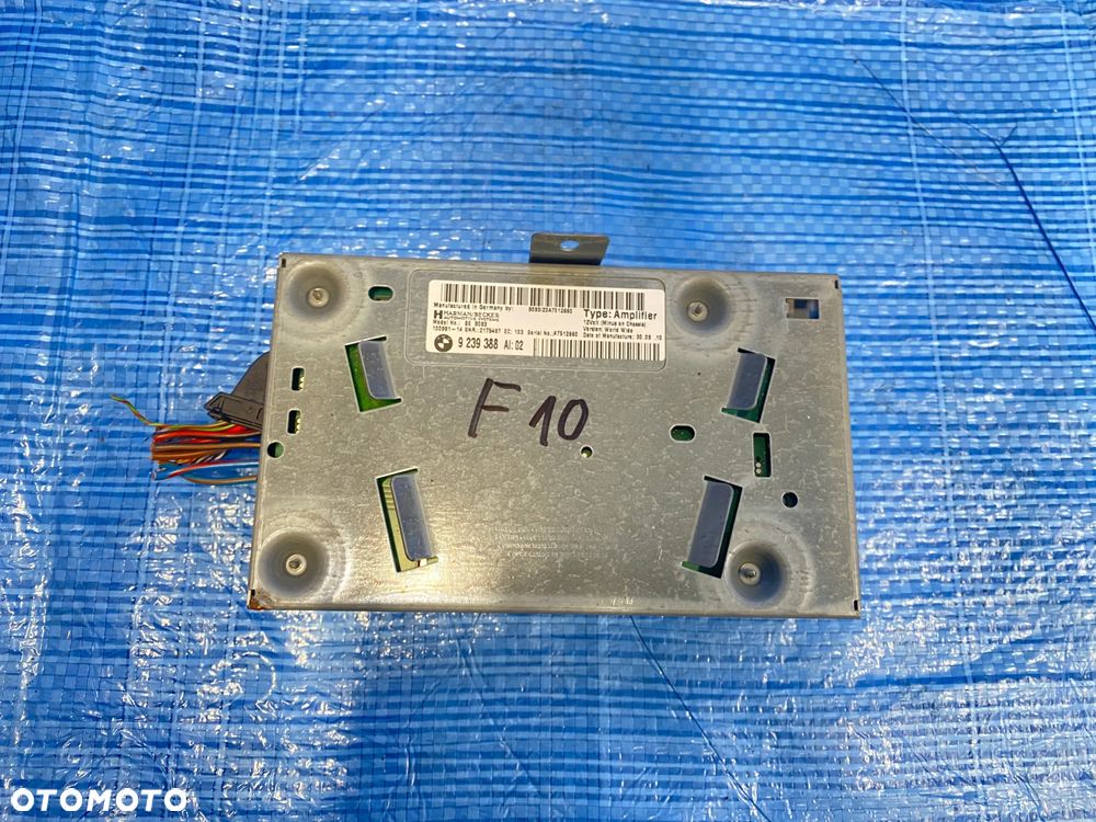 WZMACNIACZ AUDIO NAGŁOŚNIENIA HI-FI  BMW F01 F02 F06 F07 F10 F11 F12 13 HARMAN  9343764 - 2