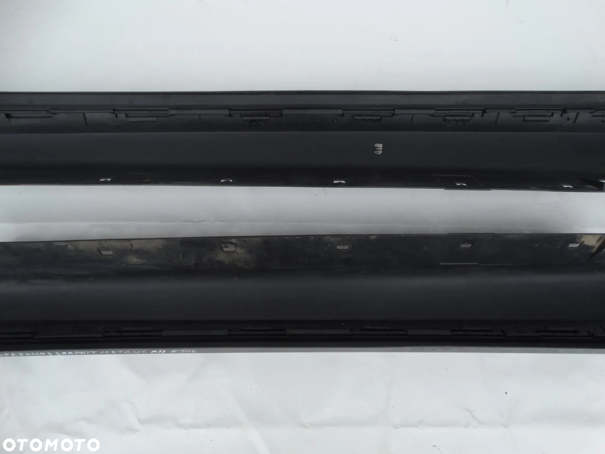 LISTWA PROGOWA NAKŁADKA NA PRÓG BMW E90 E91 SPARKLING GRAPHITE M-PAKIET F-VAT - 6