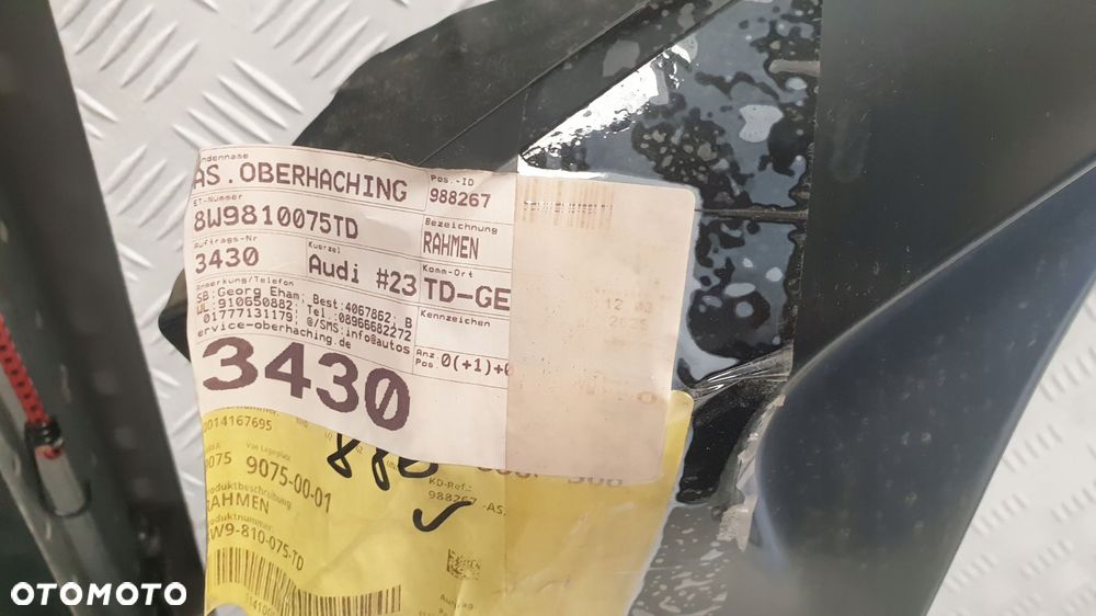 audi a4 b9 kombi avant 8w9 słupek a próg poszycie lewe 8w9810075td - 4