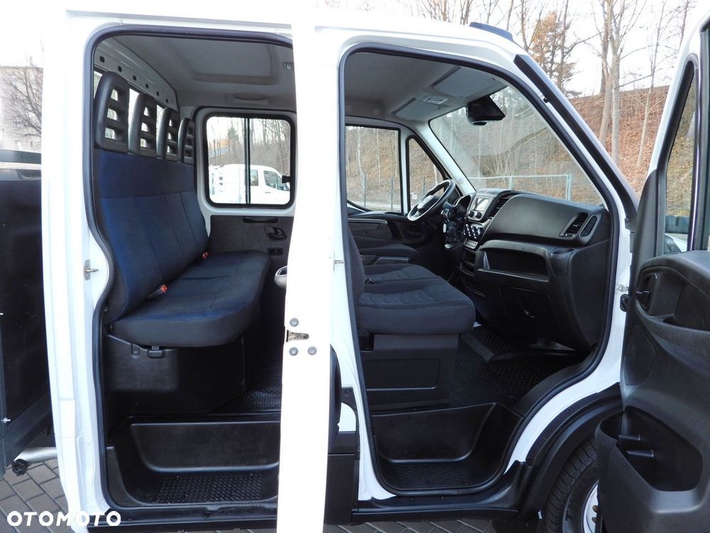 Iveco DAILY 35S14 SKRZYNIA PODWÓJNA KABINA DOKA 7 MIEJSC TEMPOMAT KLIMATYZACJA  140KM - 29