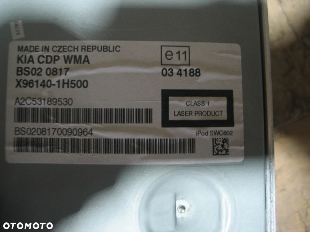 radio radioodtwarzacz CD kia ceed 1 I 06-09r. - 7