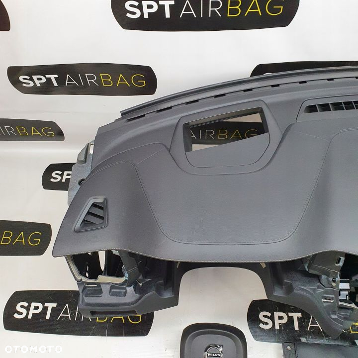VOLVO XC60 II DESKA ROZDZIELCZA KONSOLA KOKPIT PULPIT PODUSZKI AIRBAG AIR BAG PASY KIT SET - 2