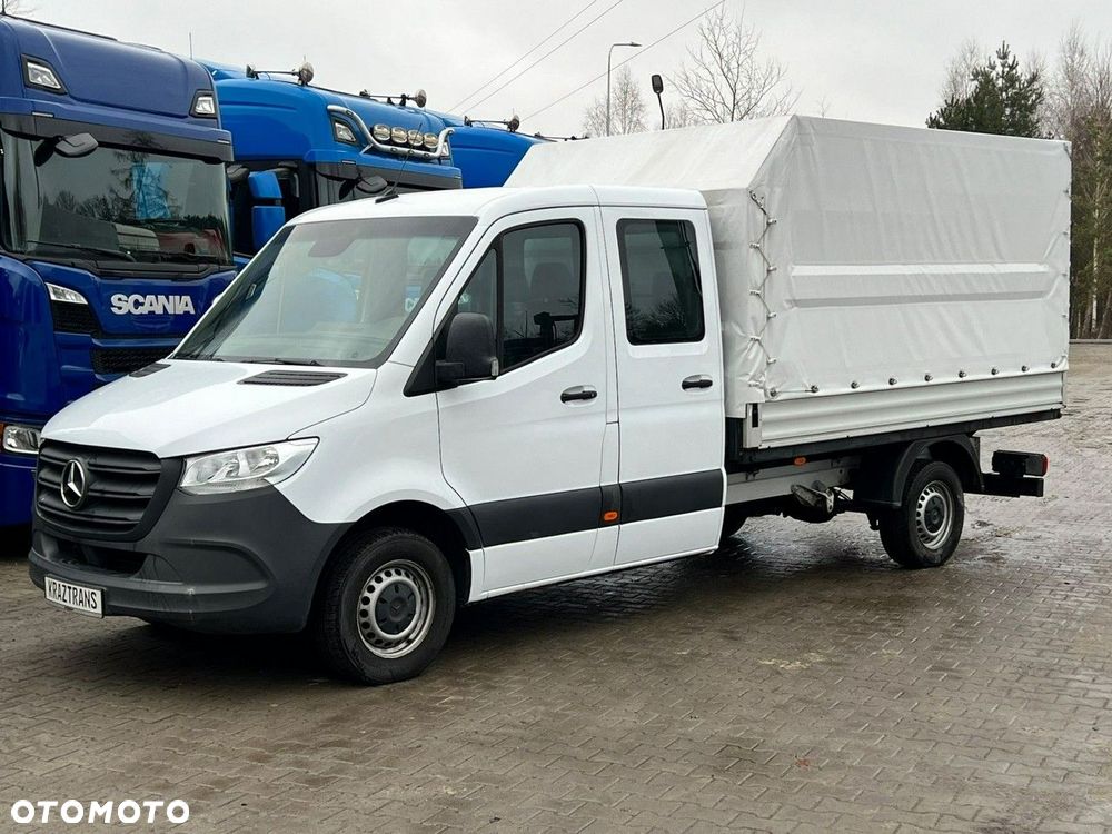 Mercedes-Benz Sprinter 315 CDI MAX burtowy skrzynia Doka brygadiera 6-cio miejscowy z Niemiec 3,4m paka 2021 - 10