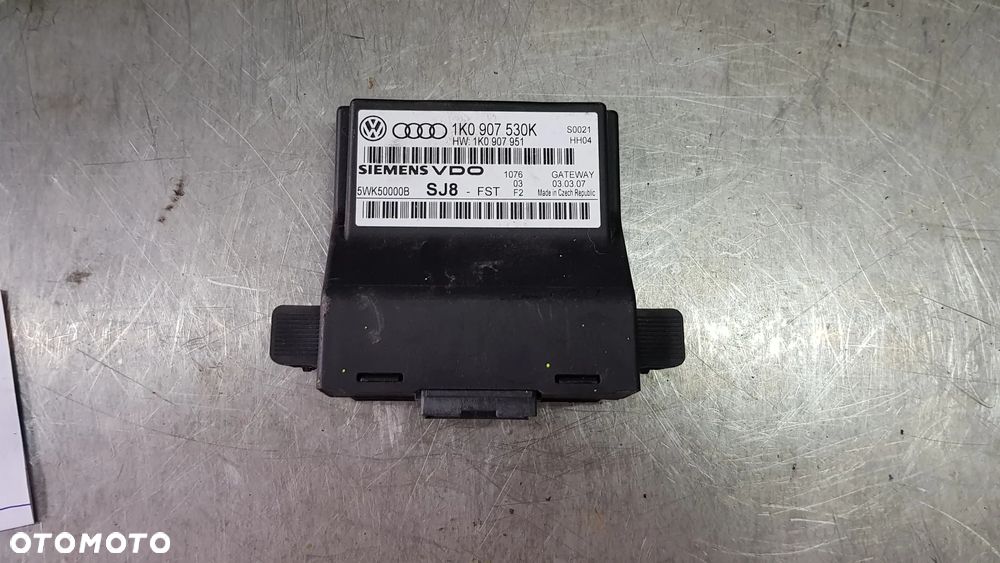 MODUŁ STEROWNIK CAN GATEWAY 2007 VW AUDI SEAT SKODA 1K0907530K - 1