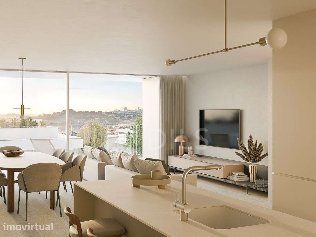 Apartamento T2 com jardim, em condomínio fechado, em Gondomar - Grande imagem: 3/57
