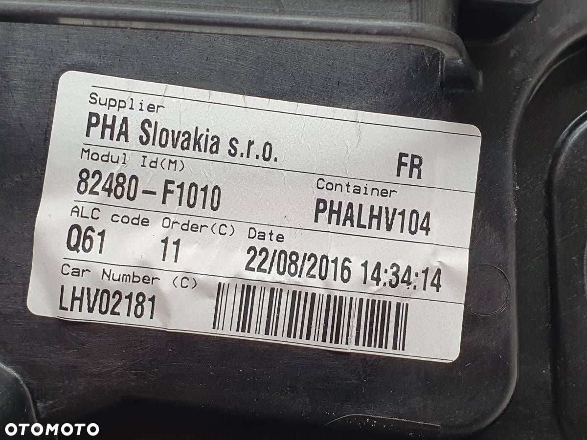 PODNOŚNIK SZYBY PRZÓD PRAWY SILNICZEK KIA SPORTAGE IV 82460-F1000 - 2