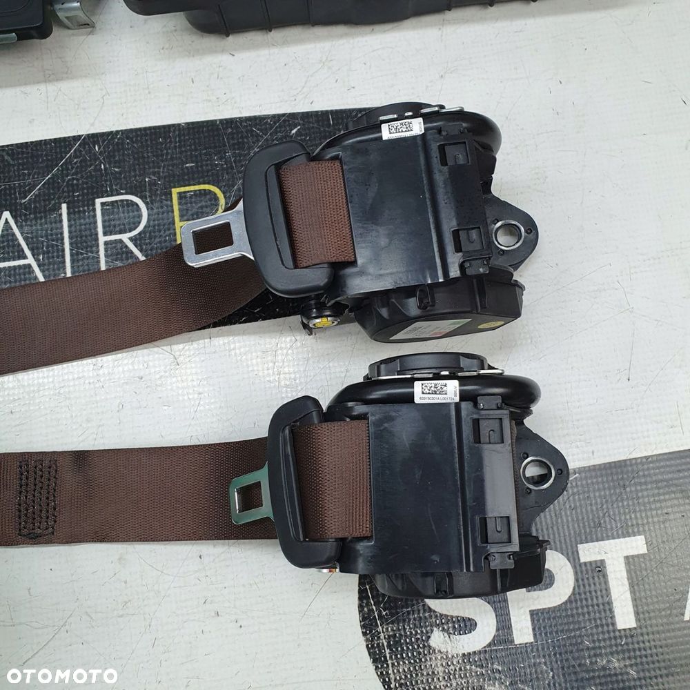 PORSCHE 971 DESKA ROZDZIELCZA BRĄZ KONSOLA KOKPIT PULPIT PODUSZKI AIRBAG AIR BAG PASY KIT SET - 12