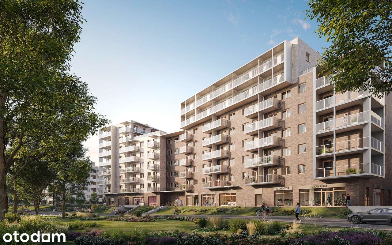 2-pokojowe mieszkanie 37m2 + balkon Bez Prowizji