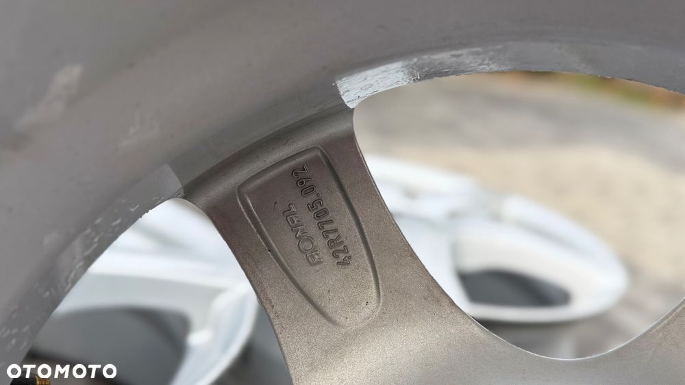 Alufelgi Ronal r17 5x115 ET45 7J Astra Opel Chevrolet koła aluminiowe 42R7705 Kba 45821 - 7