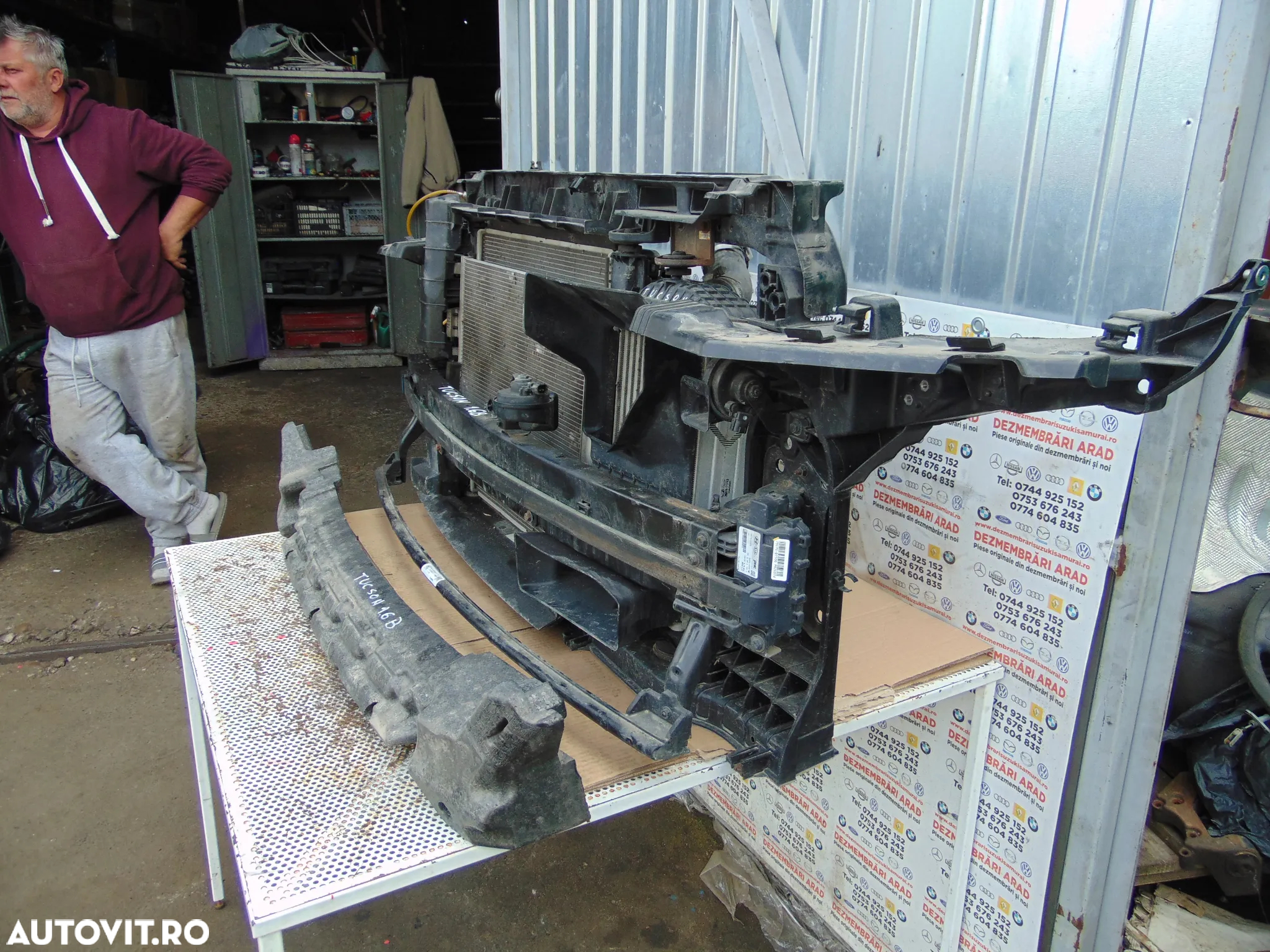 Trager Hyundai Tucson 2014-2020 trager radiatoare ventilator armatura protectie pietoni 1.6 benzina - 4