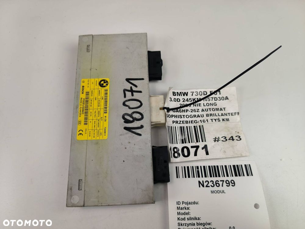MODUŁ BMW 730 D F005V00942 - 1