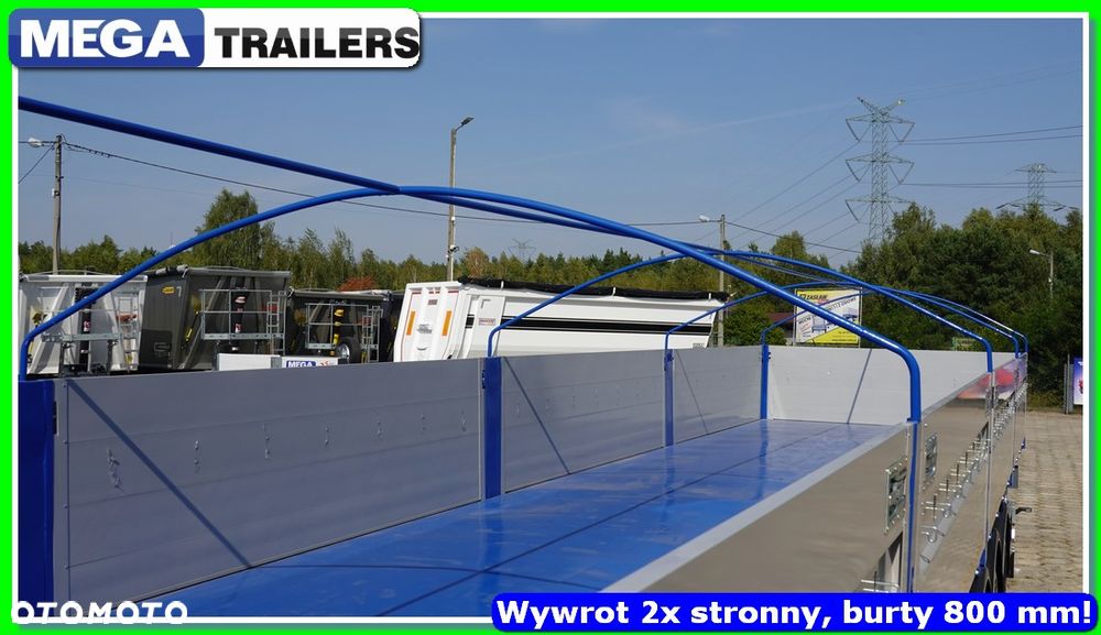 Mega 25 m³ wywrotka - platforma, 2-stronna, HARDOX 450 !!! - 37